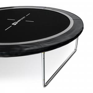 Osłonka sprężyn do trampoliny 12FT czarno-szara