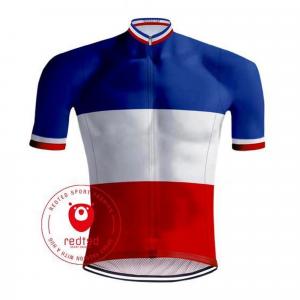 Retro Trikolor francuska Jersey - Redted