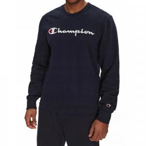BLUZA męska CHAMPION 220727-BS501 bez kaptura granatowa bawełniana M