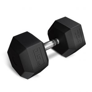 Hantel stalowy gumowany 15kg