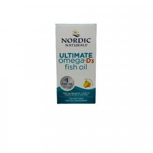 Ultimate Omega-D3 Fish Oil 1280mg Omega Nordic Naturals Cytryna 120 kapsułek