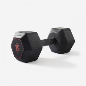 Hantla do cross treningu i treningu siłowego Corength Hex Dumbbell 15 kg