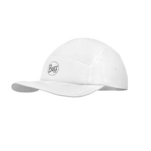 Czapka z daszkiem biegowa unisex Buff 5 Panels White ochrona UV