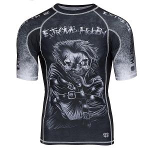 Koszulka Męska na siłownię rashguard MMA EXTREME HOBBY PSYCHO CLOWN