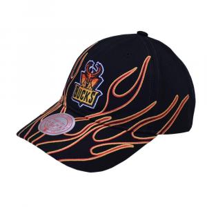 Czapka z daszkiem Mitchell & Ness NBA Milwaukee Bucks Strapback - 6LUXMM20018