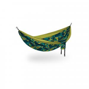Hamak turystyczny ENO DoubleNest Print Hammock - boulder/melon