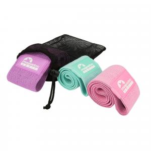 Zestaw gum do ćwiczeń Majestic Sport HIP BAND (3 szt.) + woreczek