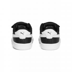 Niemowlęce skórzane sneakersy Smash 3.0 V PUMA Black White