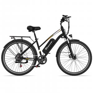Rower elektryczny dla dorosłych z oponą 28'' 36V13Ah APP EVERCROSS-EK28 czarny