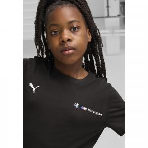 Młodzieżowa koszulka BMW M Motorsport ESS+ z logo PUMA Black