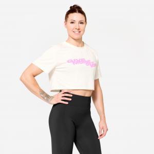 Koszulka fitness damska Domyos crop top