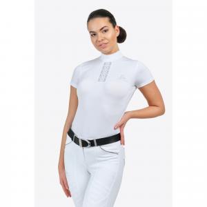Koszulka jeździecka damska Silver Pop