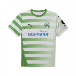 Męska koszulka domowa Greuther Fürth 24/25 PUMA White Fast Green Fresh Mint