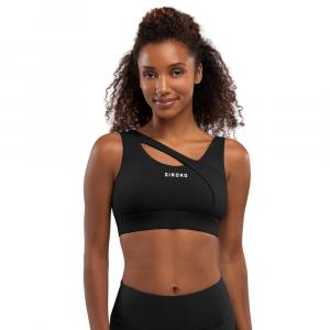 Stanik sportowy - Wysokie wsparcie Fitness Siroko Cross Black