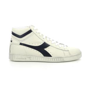 Białe Sneakersy Diadora Game L Wysoko Woskowane Dorosłych