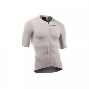 Koszulka rowerowa szosa gravel NORTHWAVE Essence Jersey UPF50 szary