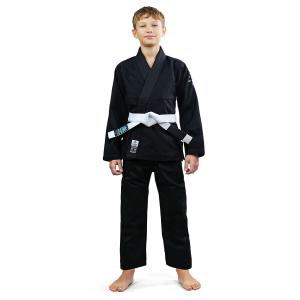 Kimono do Brazylijskiego jiu-jitsu dla dzieci Ground Game Spartan BJJ czarne