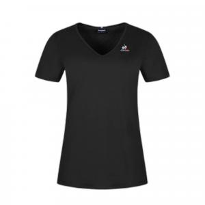 Damska koszulka z krótkim rękawem v-neck Le Coq Sportif Ess Col V N°1