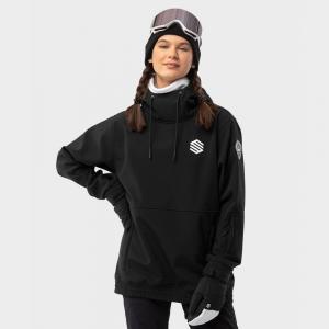 Kobieta Sporty zimowe Damska kurtka snowboardowa W1-W Skywalk Siroko Czarny