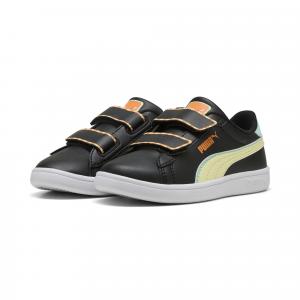 Dziecięce sneakersy Smash 3.0 Playdate PUMA Black Gold Moon Yellow