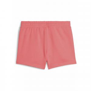 Damskie szorty z małym logo No. 1 ESS 4'' PUMA Peach Frost Red