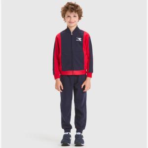 Zestaw dresowy chłopięcy DIADORA JB.TRACKSUIT FZ HOOPLA