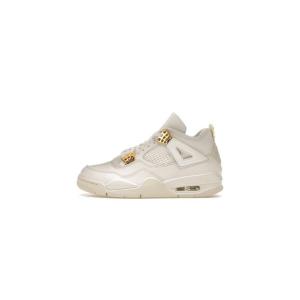 Buty do chodzenia dla dorosłych Air Jordan 4 Retro Metallic Gold