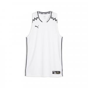 Męska koszulka do koszykówki Hoops Team PUMA White