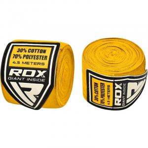 Owijki Bokserskie - RDX Bandaże HWX Żółte 4,5m