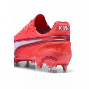 Buty piłkarskie KING ULTIMATE MxSG PUMA Glowing Red White Fire