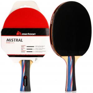 Rakietka do tenisa stołowego ping ponga Meteor Mistral z ergonomiczną rączką