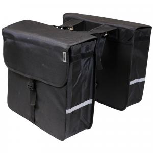 Podwójna Torba Na Rower Luxury Shopper 40 Litrów 38 X 40 X 14 Cm (2X) - Czarna