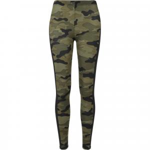 Damskie Legginsy W Prążki Camo