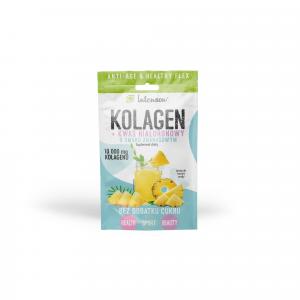 Kolagen + kwas hialuronowy +wit C- w proszku do picia INTENSON ananas 11,4g