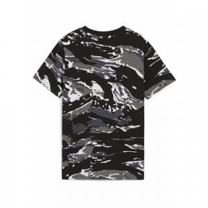 Młodzieżowa koszulka Essentials Camo PUMA Black