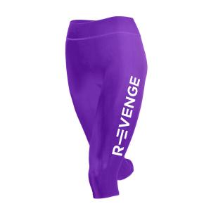 Legginsy techniczne do biegania Capri damskie z taśmami kinetycznymi