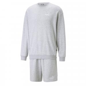 Męski dres Relaxed PUMA Light Gray Heather