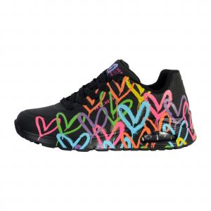 Damskie obuwie sportowe Skechers Highlight Love, czarny