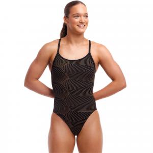 Strój kąpielowy jednoczęściowy FUNKITA Gold Weaver - Diamond Back