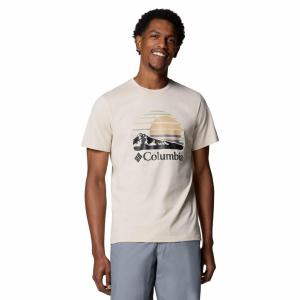 T-shirt bawełniany męski Columbia Path Lake Graphic Tee II z krótkim rękawem