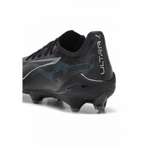 Buty piłkarskie ULTRA 5 ULTIMATE FG PUMA Black Silver Bright Aqua Metallic Blue
