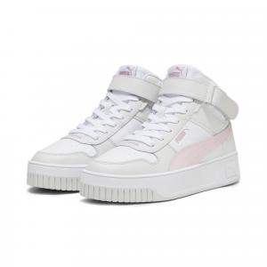 Damskie sneakersy Carina Street Mid PUMA White Frosty Pink Feather Gray