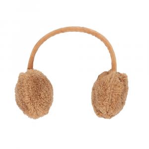 Nauszniki damskie - Teddy Wool - Camel - One Size