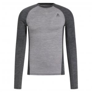 Bluza termiczna męska Odlo Natural Performance PW 150 BL Top Crew Neck LS
