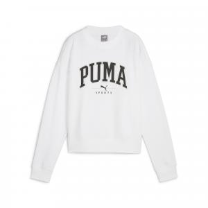 Damska bluza z okrągłym dekoltem PUMA SQUAD o pełnej długości PUMA White