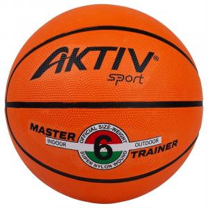 Piłka do koszykówki Aktivsport Master Trainer, gumowa, rozmiar 6
