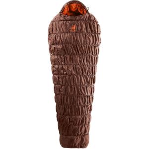 Śpiwór turystyczny Deuter Exosphere -6 EL (200 cm) - umbra/paprika Lewy
