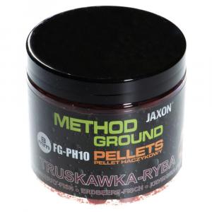 Pellet haczykowy Jaxon Method Ground 8mm Truskawka-Ryba 100g