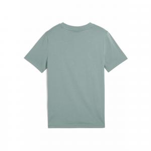Młodzieżowa koszulka ESS z logo No. 1 PUMA Green Moon