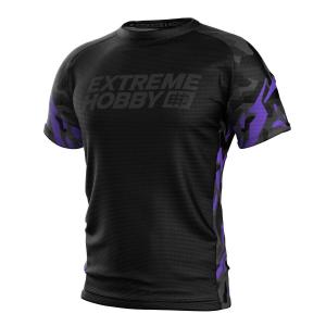 Koszulka Techniczna Sportowa Męska EXTREME HOBBY BLACK PANTHER